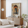 Neutral - Aged Mihrab - Framed Canvas