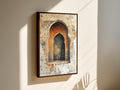 Neutral - Aged Mihrab - Framed Canvas