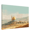 Palestinian Landscape – Dome of the Rock Art – Premium Framed Canvas - Neanour