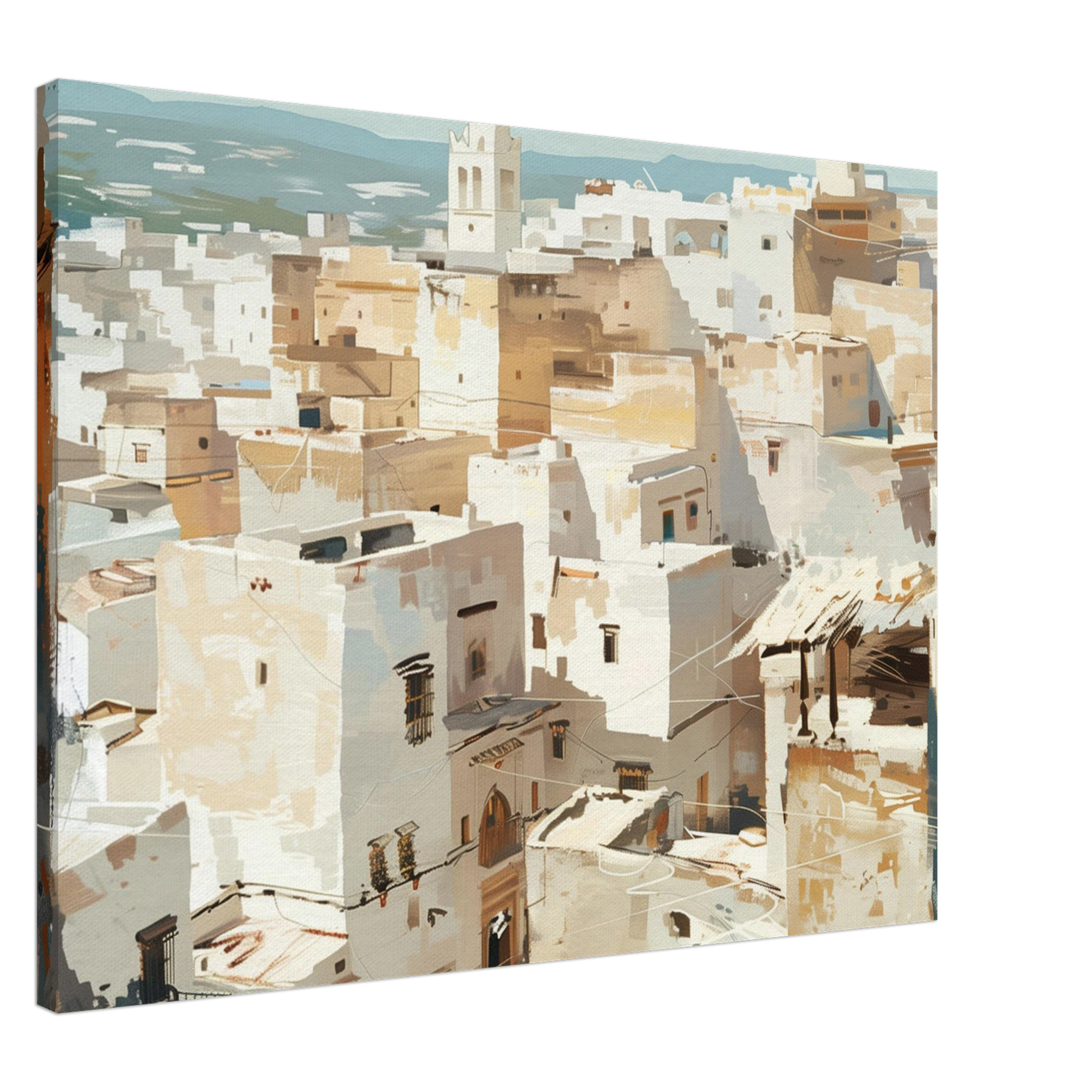 Tetouan Serenity - Landscape Canvas Print - Neanour