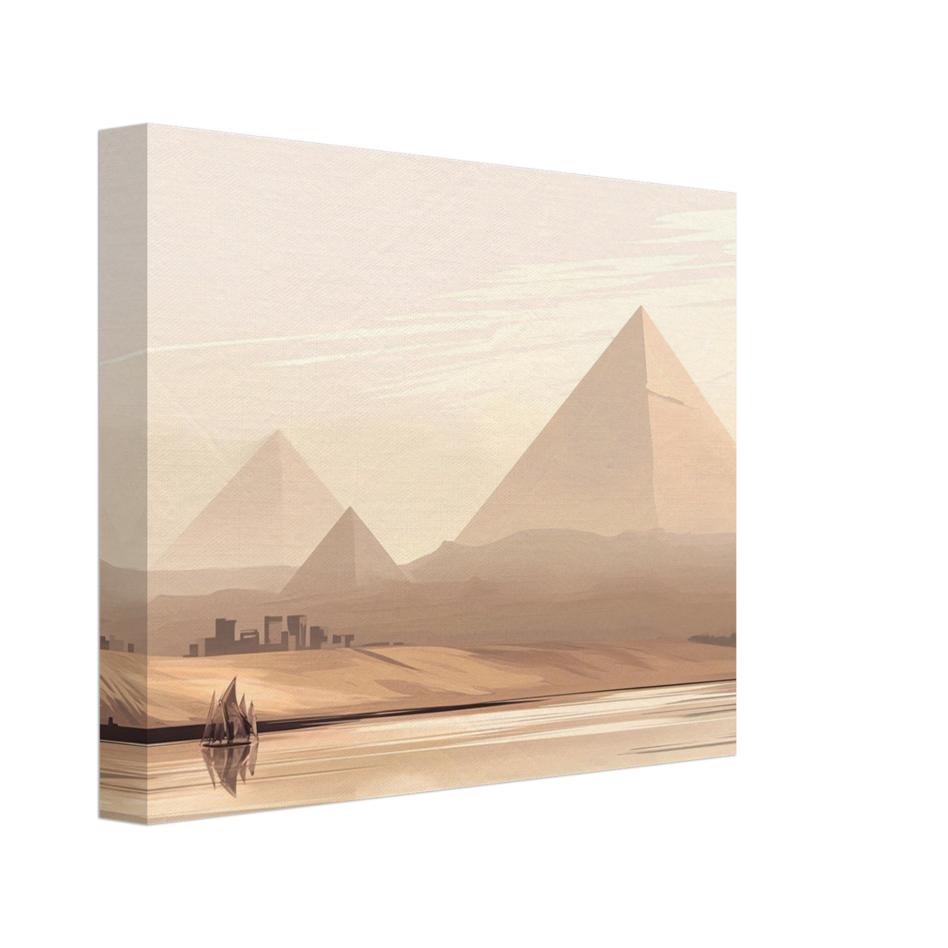 Cairo Landscape Canvas Print – Majestic Islamic Art for Your Home - Neanour