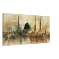 Medina Landscape Canvas Print – Sacred Islamic Art for Your Home - Neanour