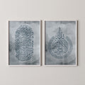 Blue Set of 2 – Ayatul Kursi & Al-Isra’ 17:80