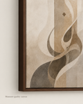 Echoes of Patience angled framed canvas product view