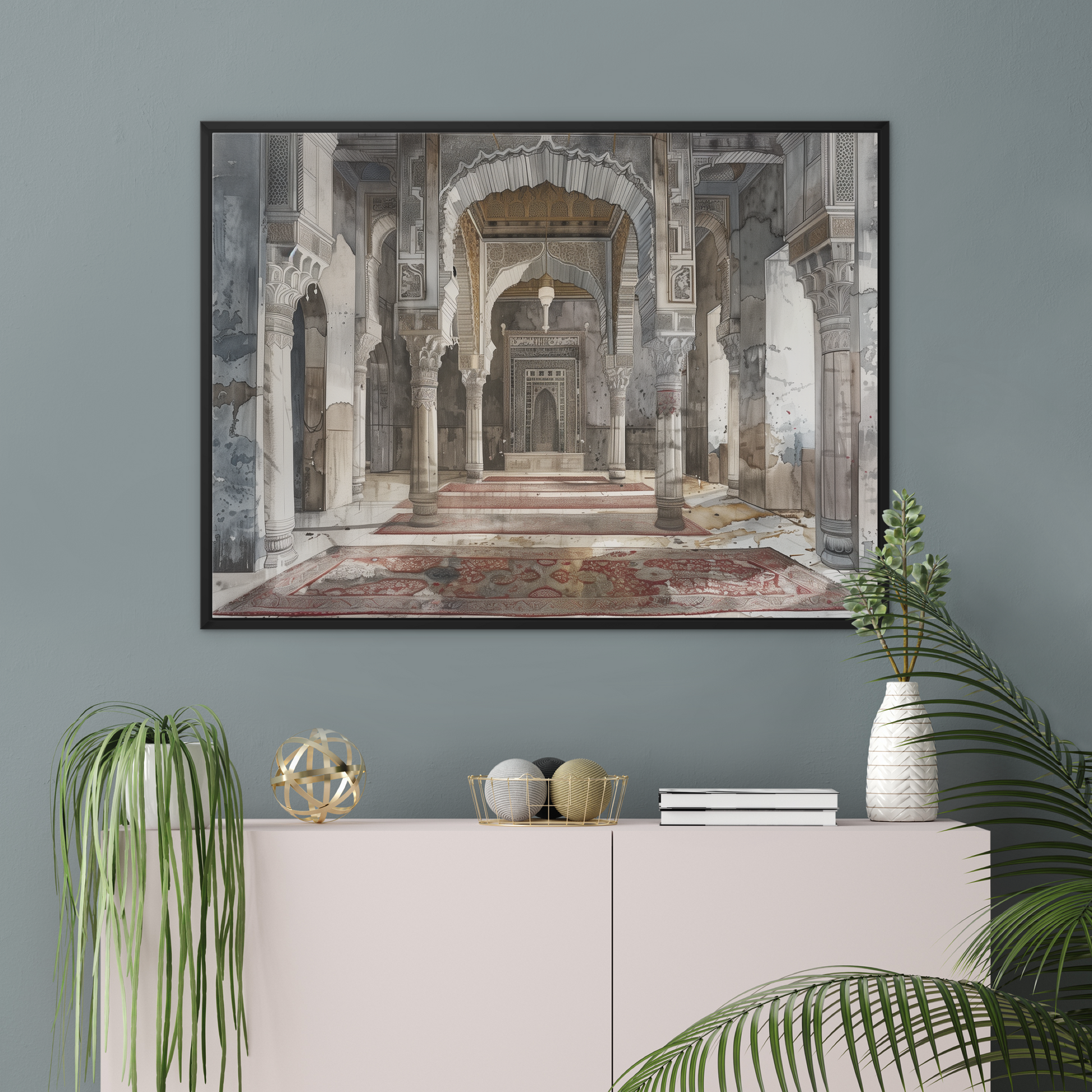 Elegant Mosque Canvas Art